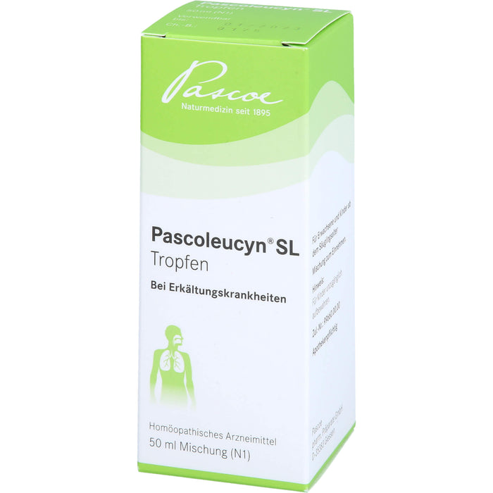 Pascoleucyn SL Tropfen bei Erkältungskrankheiten, 50 ml Lösung