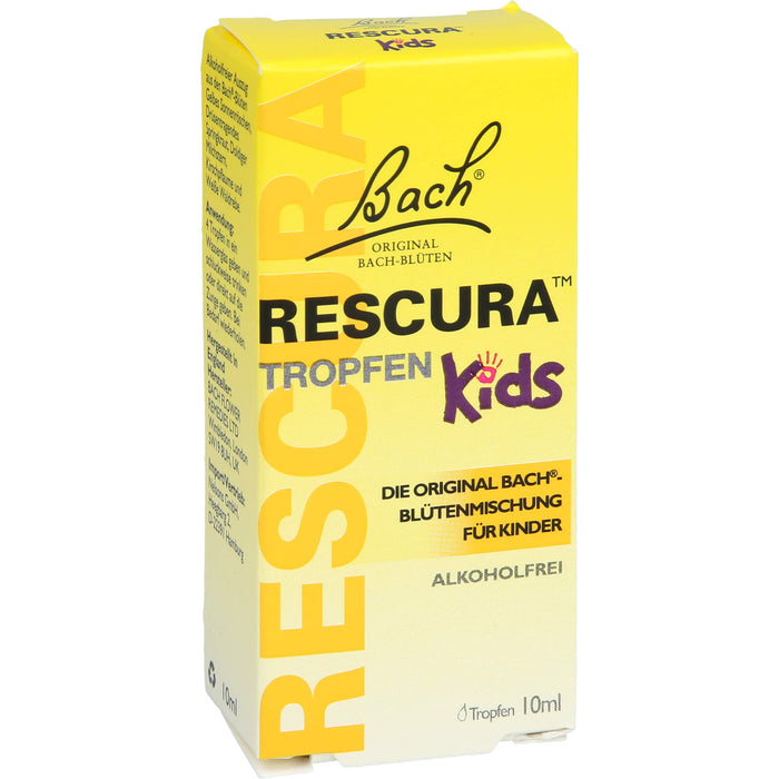 Bach Original Bach-Blüten RESCURA Tropfen Kids alkoholfrei, 10 ml Lösung