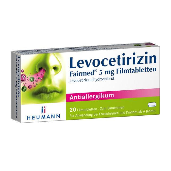 Levocetirizin Fairmed 5 mg Filmtabletten, 20 St. Tabletten