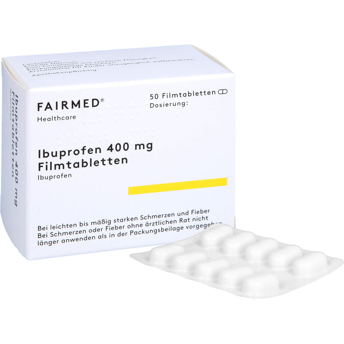 Ibuprofen 400 mg Fair-Med Filmtabletten, 50 St. Tabletten