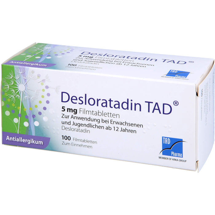 Desloratadin TAD 5 mg Filmtabletten, 100 St FTA