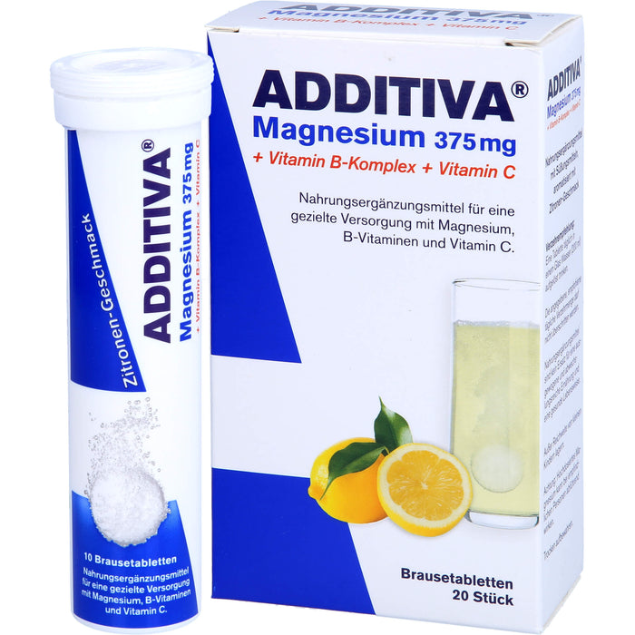 Additiva Mag 375mg+vit B+c, 20X6 g BTA