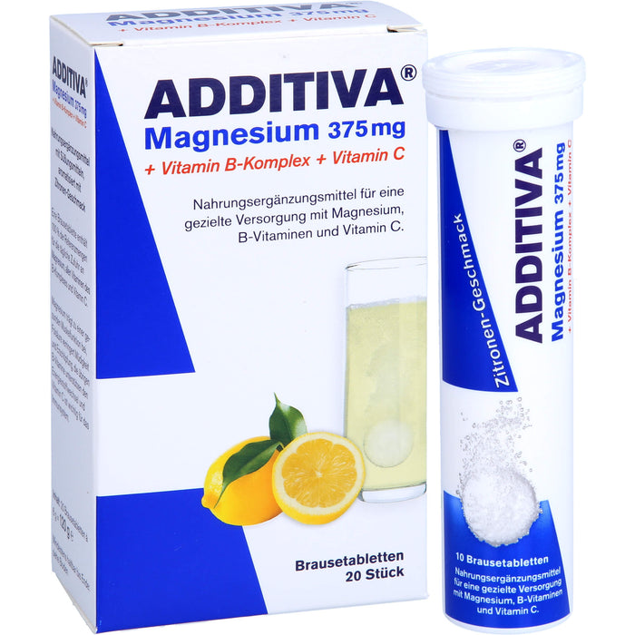 Additiva Mag 375mg+vit B+c, 20X6 g BTA