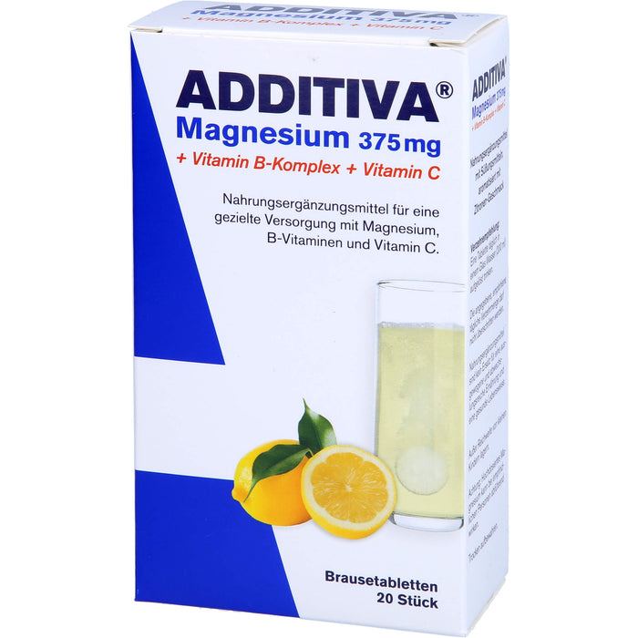 Additiva Mag 375mg+vit B+c, 20X6 g BTA