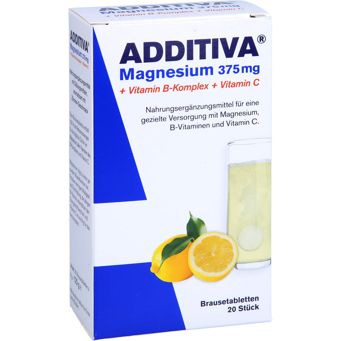 Additiva Mag 375mg+vit B+c, 20X6 g BTA