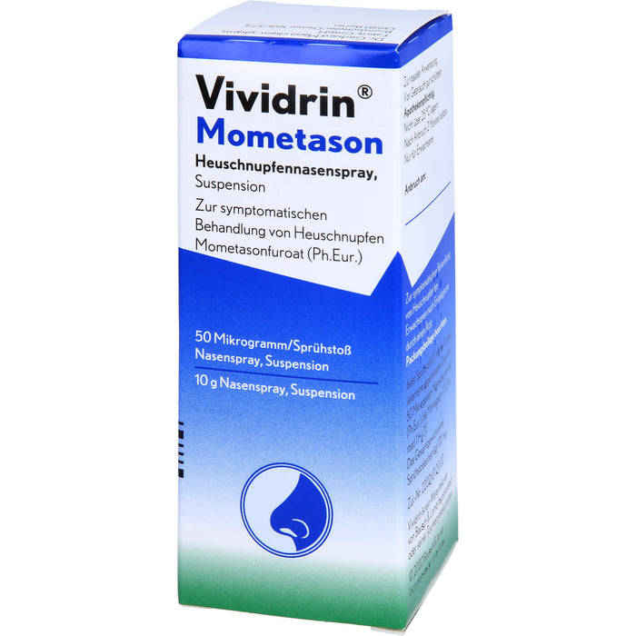 Vividrin Mometason Heuschnupfennasenspray 50 Mikrogramm/Sprühstoß, 10 g Spray