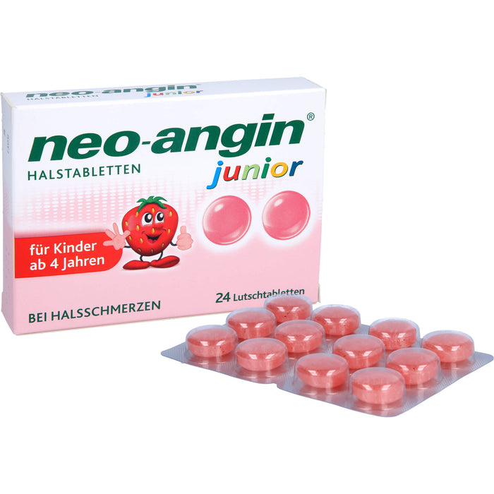 neo-angin junior Halstabletten, 24 St. Tabletten