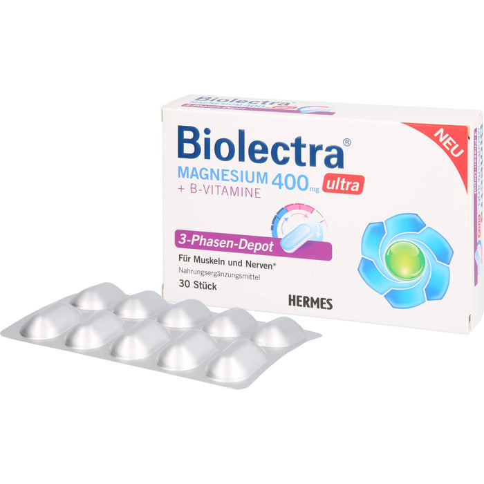 Biolectra Magnesium 400 mg ultra Tabletten, 30 St. Tabletten