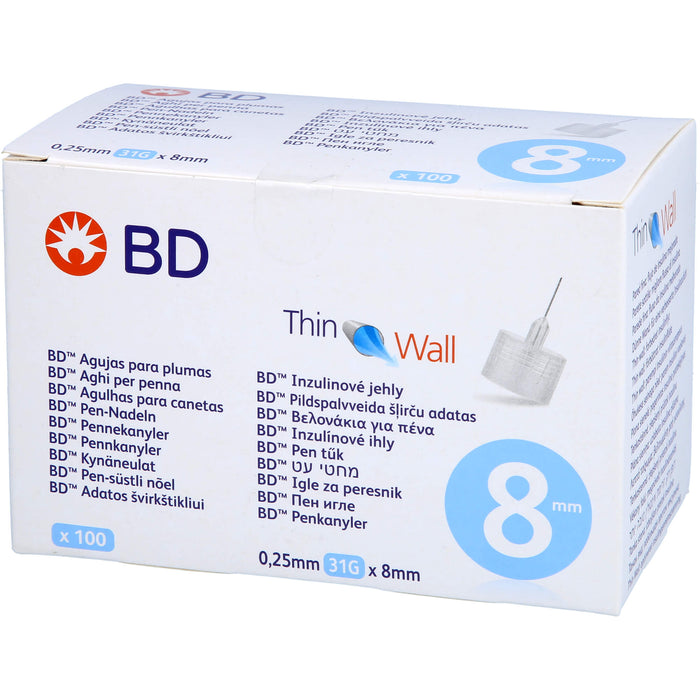 Bd Thin Wall 0.25 31gx8mm, 100 St KAN