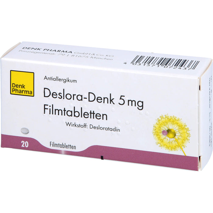 Deslora-Denk 5 mg Filmtabletten, 20 St FTA