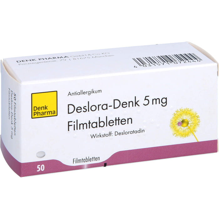 Deslora-Denk 5 mg Filmtabletten, 50 St FTA