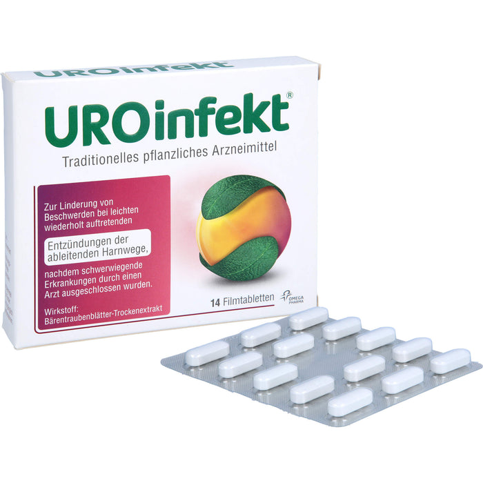UROinfekt 864 mg Filmtabletten, 14 St FTA