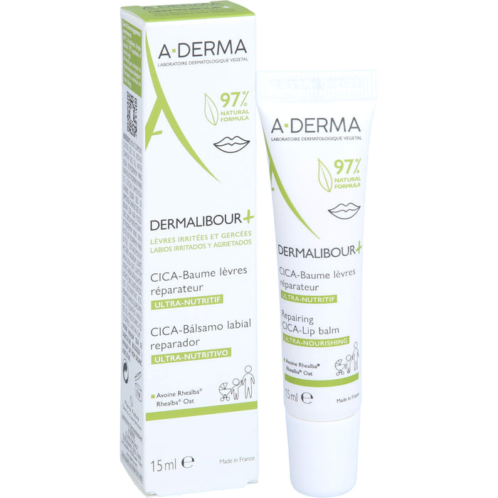 Aderma Dermal+cica Lippe, 15 ml BAL