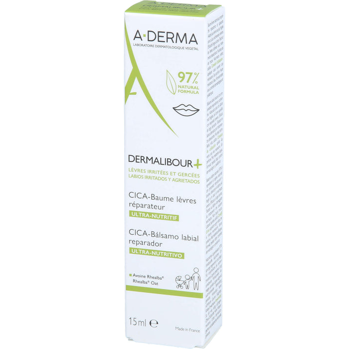 Aderma Dermal+cica Lippe, 15 ml BAL