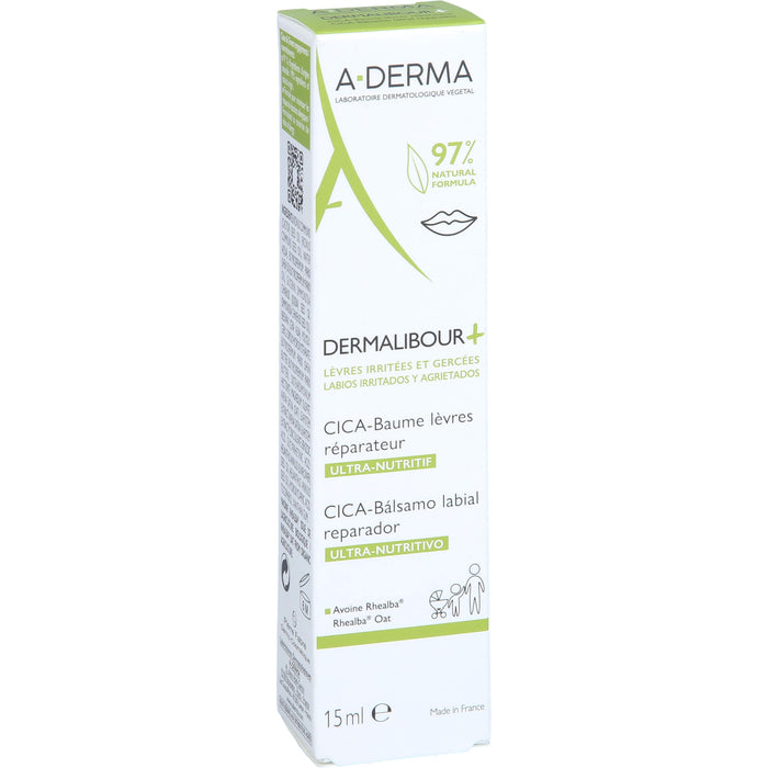 Aderma Dermal+cica Lippe, 15 ml BAL