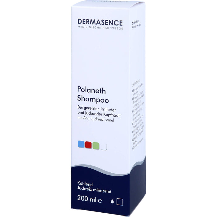 DERMASENCE Polaneth Shampoo bei gereizter, irritierter und juckender Kopfhaut, 200 ml Shampoo