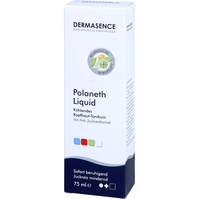 DERMASENCE Polaneth Liquid kühlendes Kopfhaut-Tonikum, 75 ml Lösung