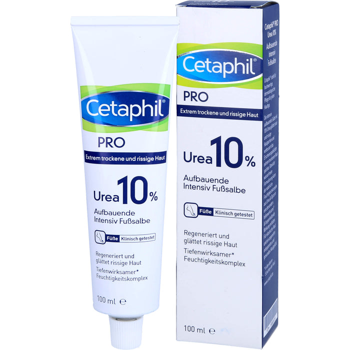 Cetaphil Pro Urea 10% aufbauende Intensiv-Fußsalbe, 100 g Salbe