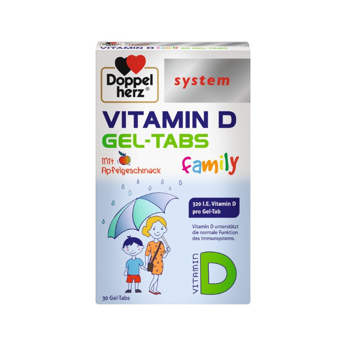 Doppelherz Vitamin D Gel-Tabs family system, 30 St KTA