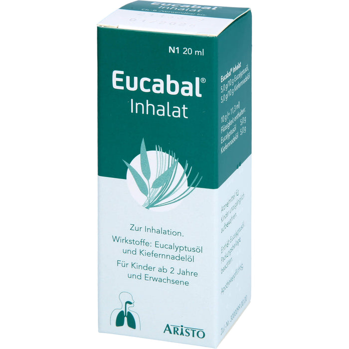 Eucabal Inhalat Lösung bei Erkältungskrankheiten der Atemwege, 20 ml Lösung