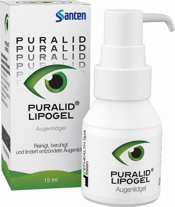 Puralid Lipogel - das medizinische Lidrand-Pflegegel, 15 ml Lösung
