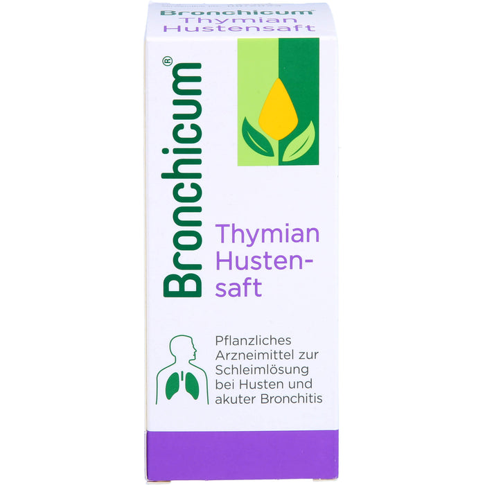 Bronchicum Thymian Hustensaft zur Schleimlösung bei Husten und akuter Bronchitis, 100 ml Lösung