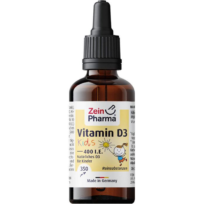 ZeinPharma Vitamin D3 Tropfen 400 I.E. Lösung, 10 ml Lösung