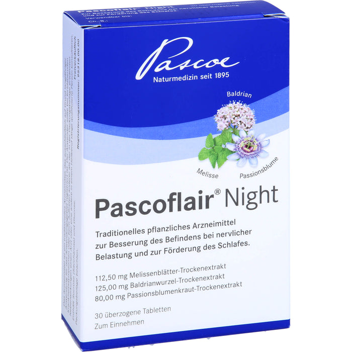 Pascoflair Night, überzogene Tabletten, 30 St UTA