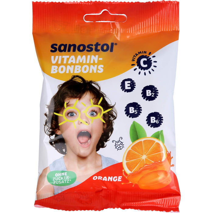 Sanostol Vitamin-Bonbons Orange, 75 g BON