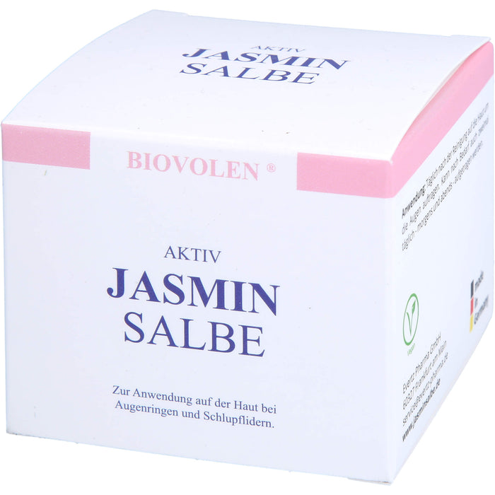 BIOVOLEN Aktiv Jasminsalbe bei Augenringen und Schlupflidern, 100 ml Creme
