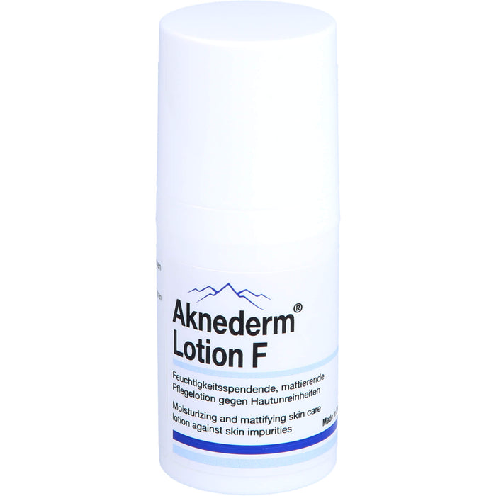 Aknederm Lotion F Pflegelotion gegen Hautunreinheiten, 60 ml Lotion