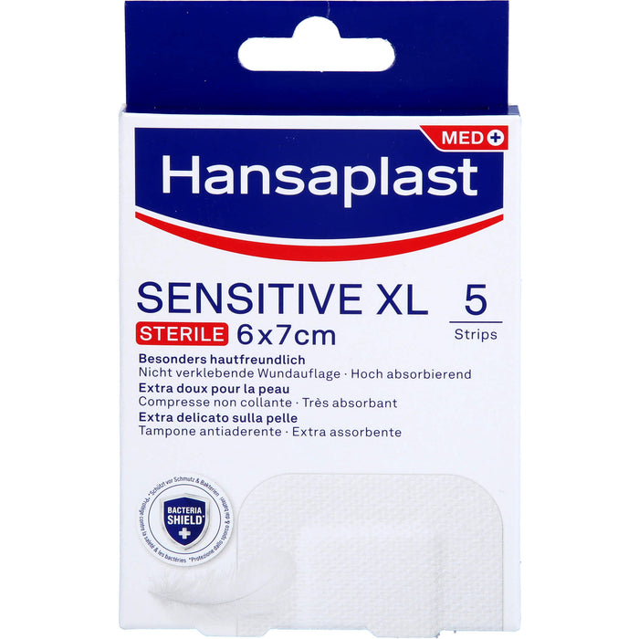 Hansaplast Wundverband Steril Sensitive 6x7cm, 5 St. Pflaster