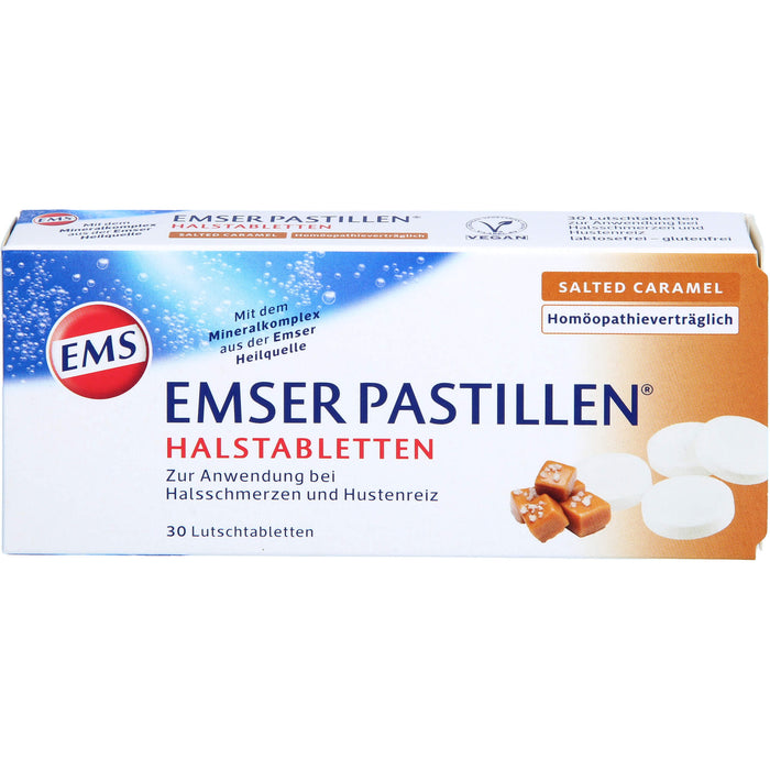 Emser Pastillen Halstabletten Salted Caramel, 30 St LUP