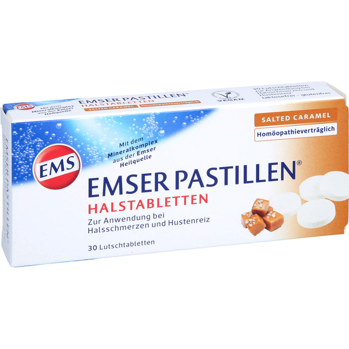 Emser Pastillen Halstabletten Salted Caramel, 30 St LUP