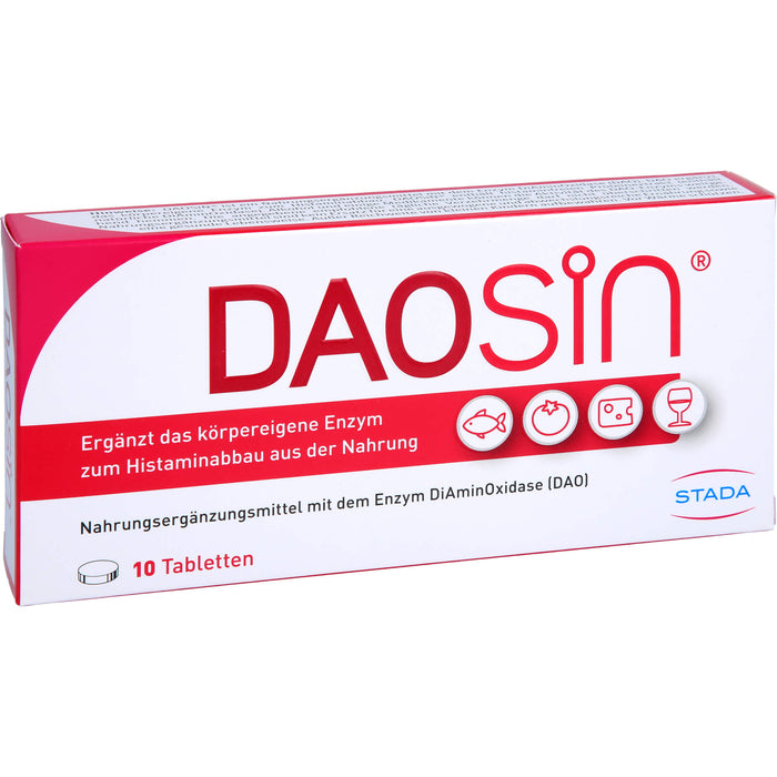 DAOSiN Tabletten bei Histaminunverträglichkeit, 10 St. Tabletten