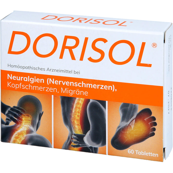 Dorisol Tabletten bei Neuralgien, Kopfschmerzen und Migräne, 60 St. Tabletten