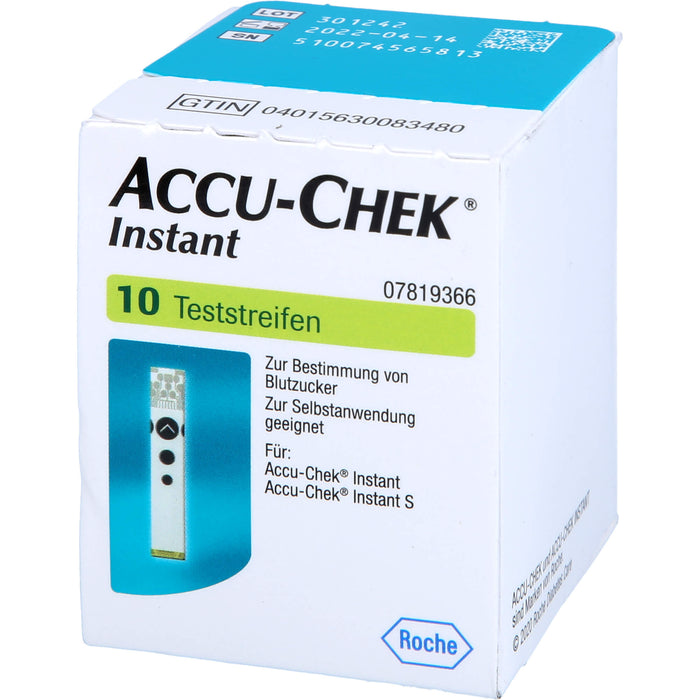 ACCU-CHEK Instant Teststreifen, 1X10 St TTR