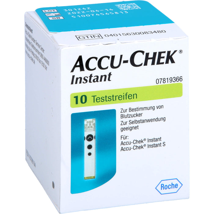 ACCU-CHEK Instant Teststreifen, 1X10 St TTR