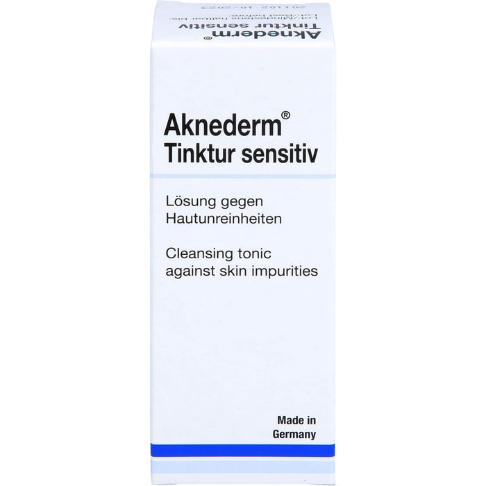 Aknederm Tinktur sensitiv Lösung gegen Hautunreinheiten, 50 ml Lösung