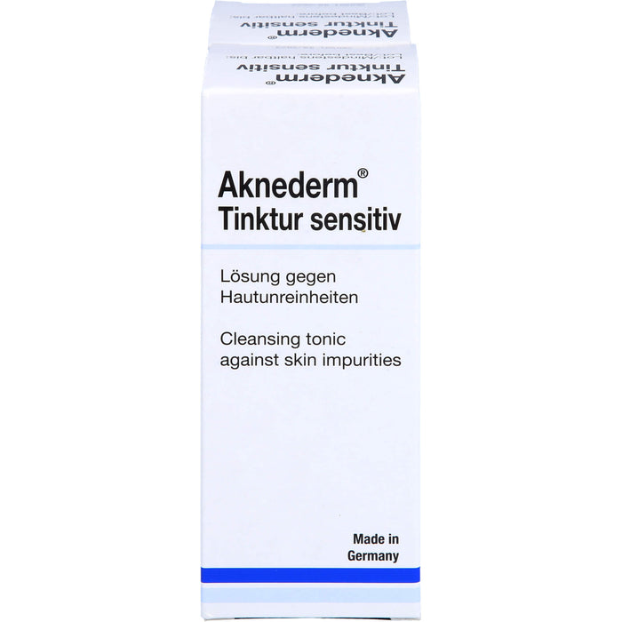 Aknederm Tinktur sensitiv Lösung gegen Hautunreinheiten, 100 ml Lösung