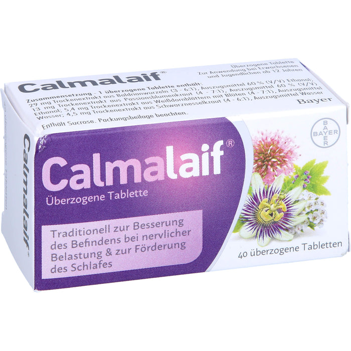Calmalaif, Überzogene Tablette, 40 St. Tabletten