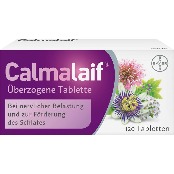 Calmalaif Tabletten bei nervlicher Belastung und zur Förderung des Schlafes, 120 St. Tabletten