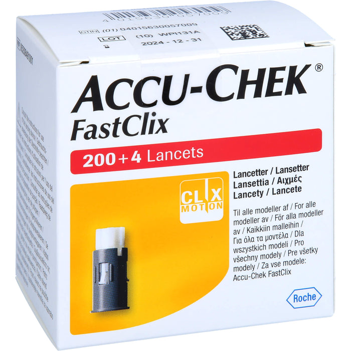 ACCU CHEK FastClix Lanzetten, 204 St. Vorrichtung