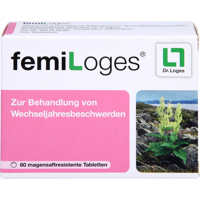 femiLoges Tabletten bei Wechseljahresbeschwerden, 60 St. Tabletten