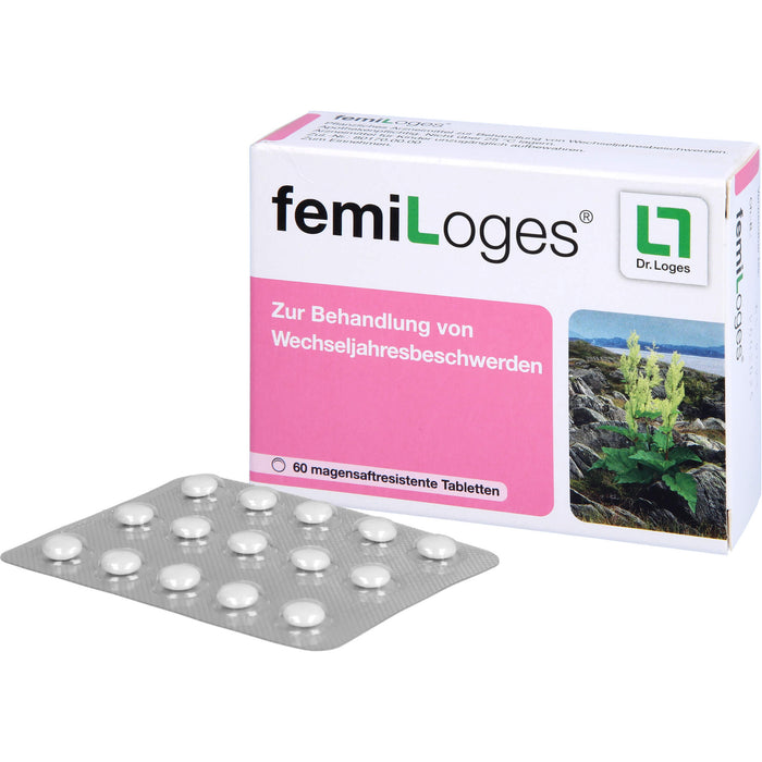 femiLoges Tabletten bei Wechseljahresbeschwerden, 60 St. Tabletten