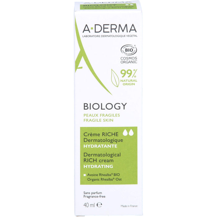 Aderma Bio Creme Reichhalt, 40 ml CRE