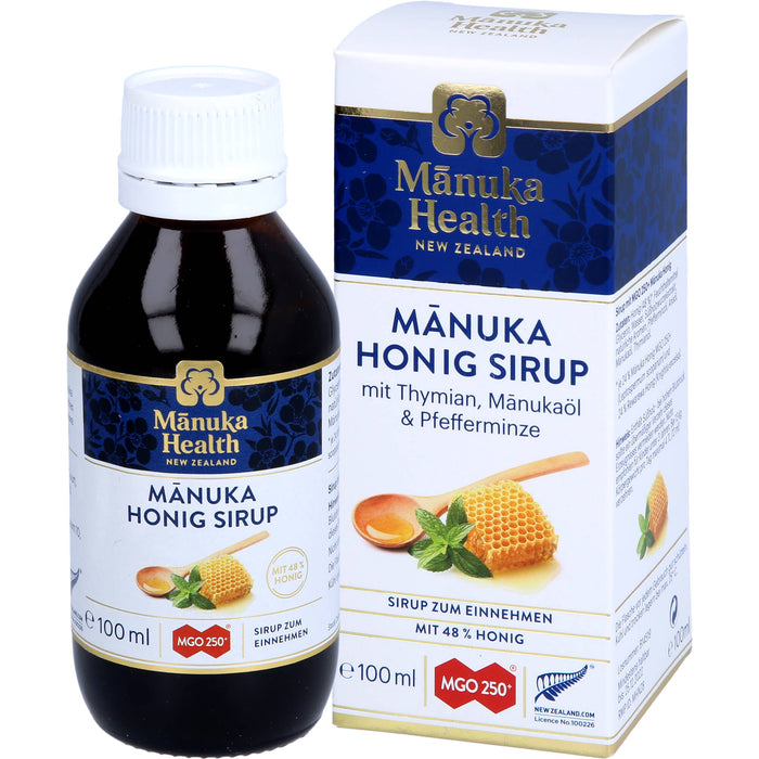 Manuka Health MGO 250+ Manuka Honig Sirup, 100 ml Lösung