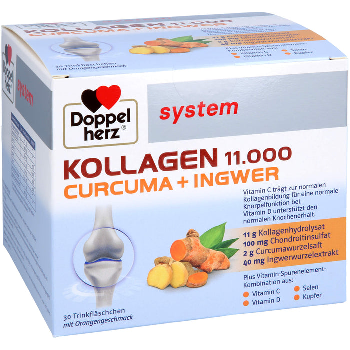 Doppelherz Kollagen 11,000 Curcuma+Ingwer system, 30X25 ml TRA