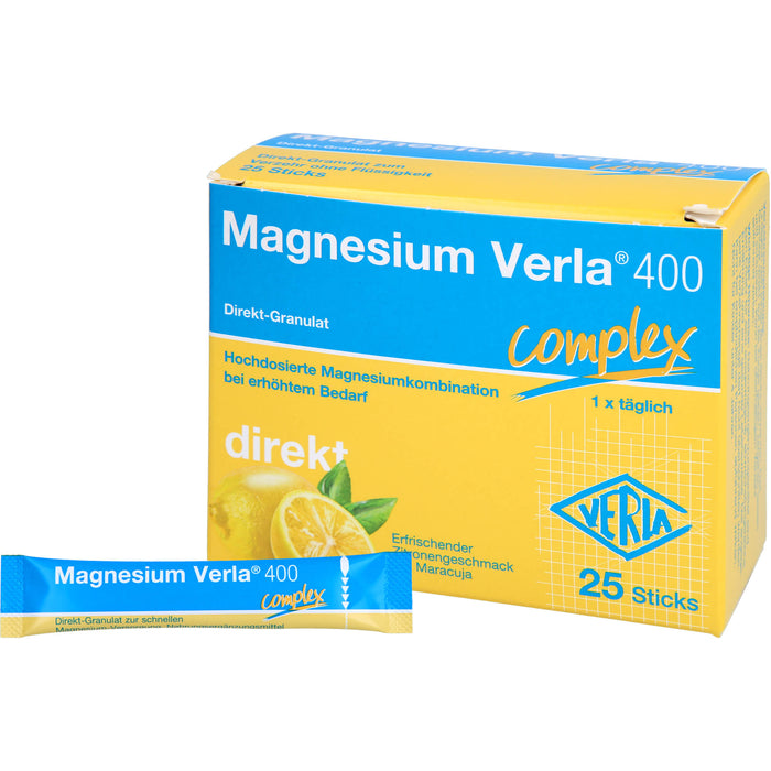Magnesium Verla 400 Direkt-Granulat, 25 St. Beutel