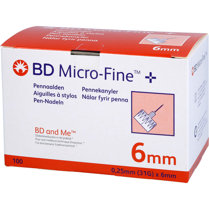 Bd Microfine Pen-n. 0.25x6, 100 St KAN